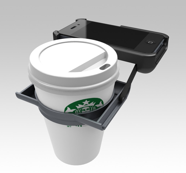 Uppercup iPhone Cup Holder by NATWERK
