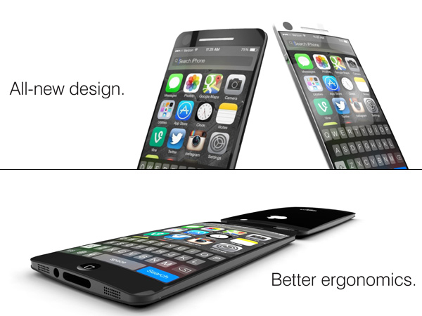 iPhone 5S Concept Curved Design by Alvaro Toledo