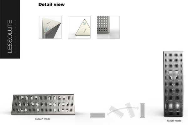 LESSOLUTE Clock and Timer Design by Jaeil Bae