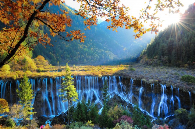 Beautiful Photo of Jiuzhaigou National Park in China