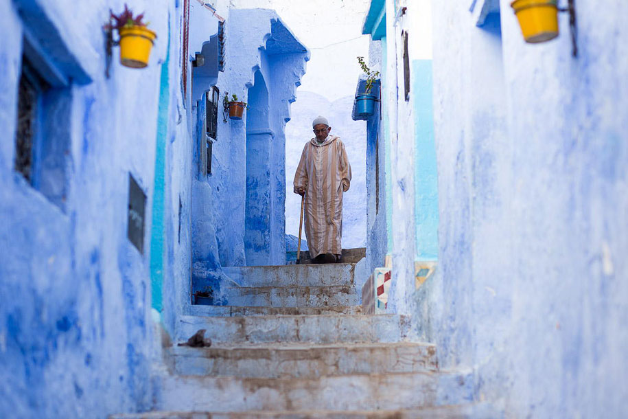 Blue Town Walls Chefchaouen Morocco