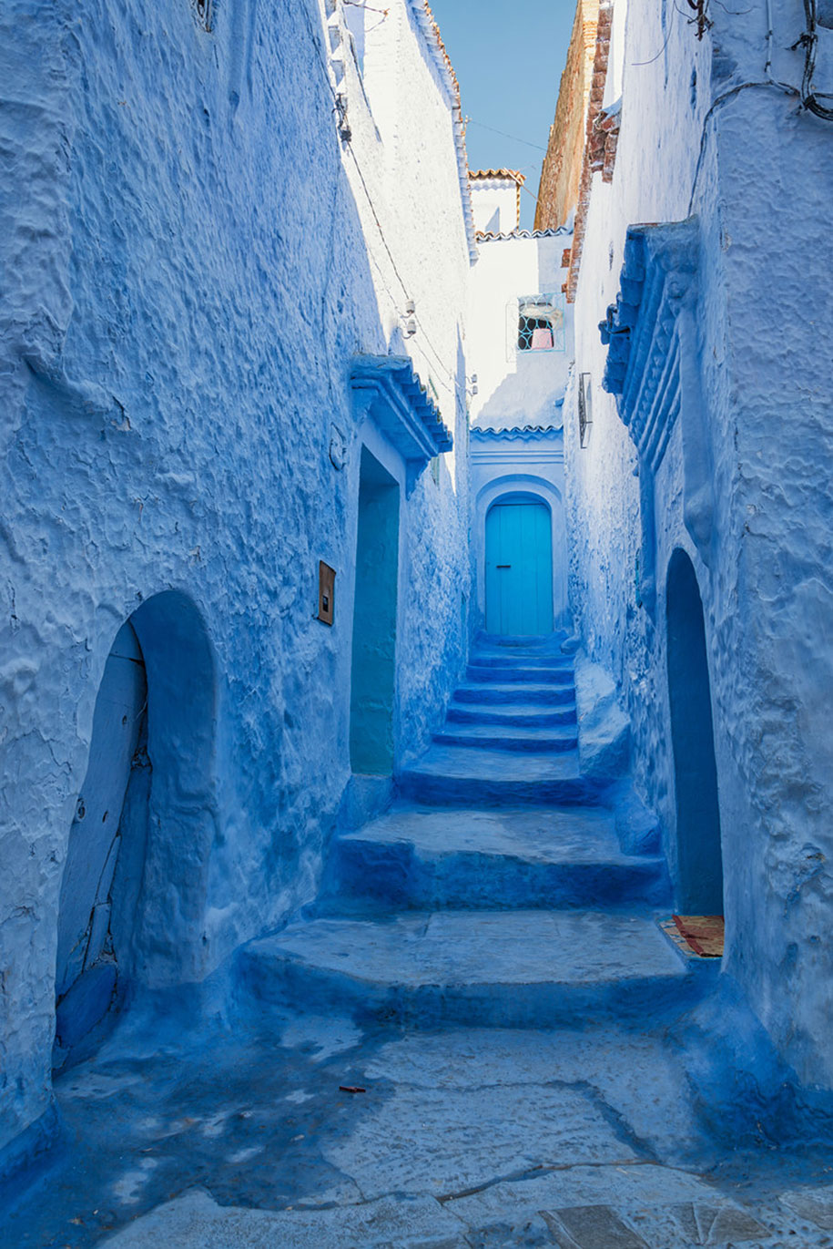 Chefchaouen Morocco Blue Town Walls