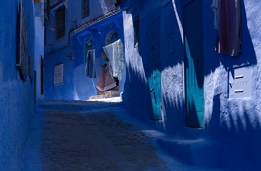 Chefchaouen Morocco Blue Town Walls
