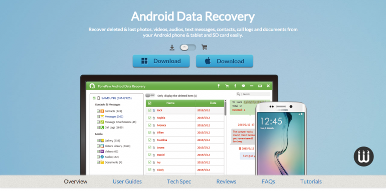 for android download FonePaw Android Data Recovery 5.9.0