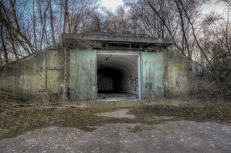 Abandoned nuclear weapons depot in Germany